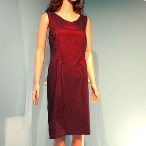 Venezia Wine red sleeveless formal dress